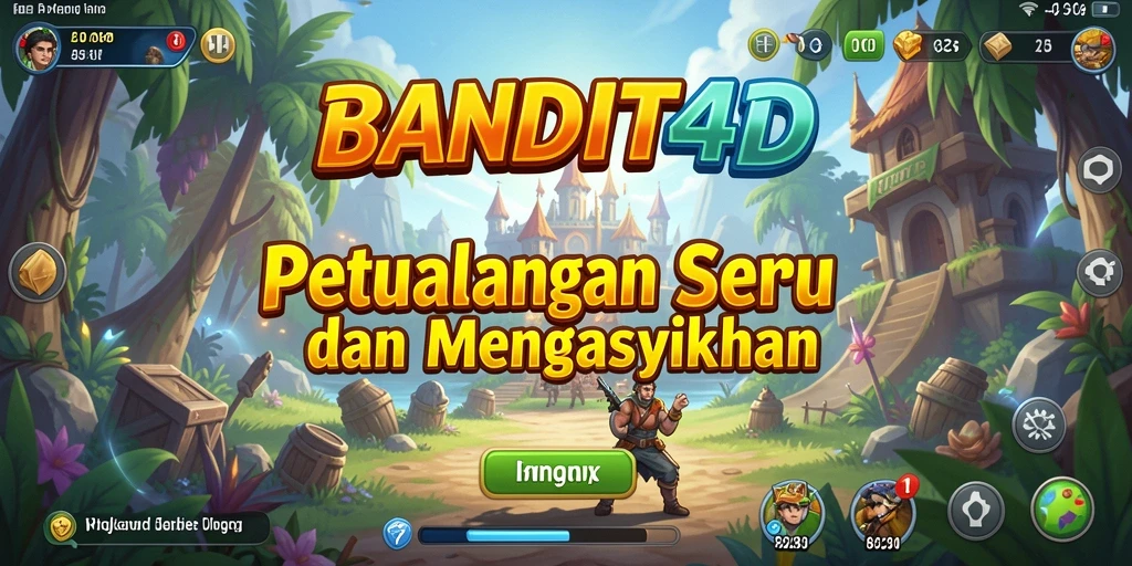 Gameplay BANDIT4D yang menegangkan dalam petualangan yang luas.