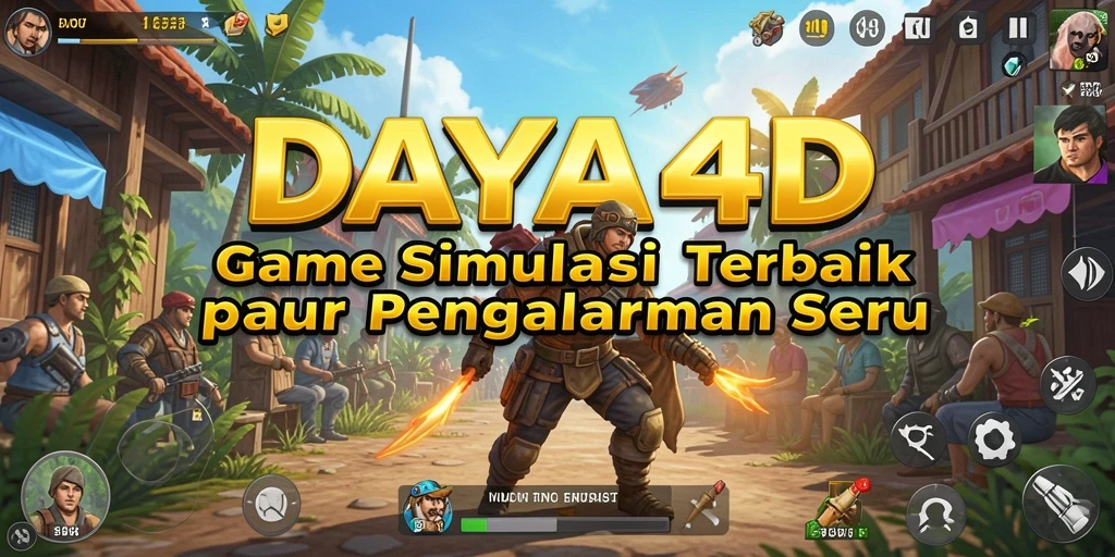 Tampilan gameplay DAYA4D yang mendebarkan dan interaktif.