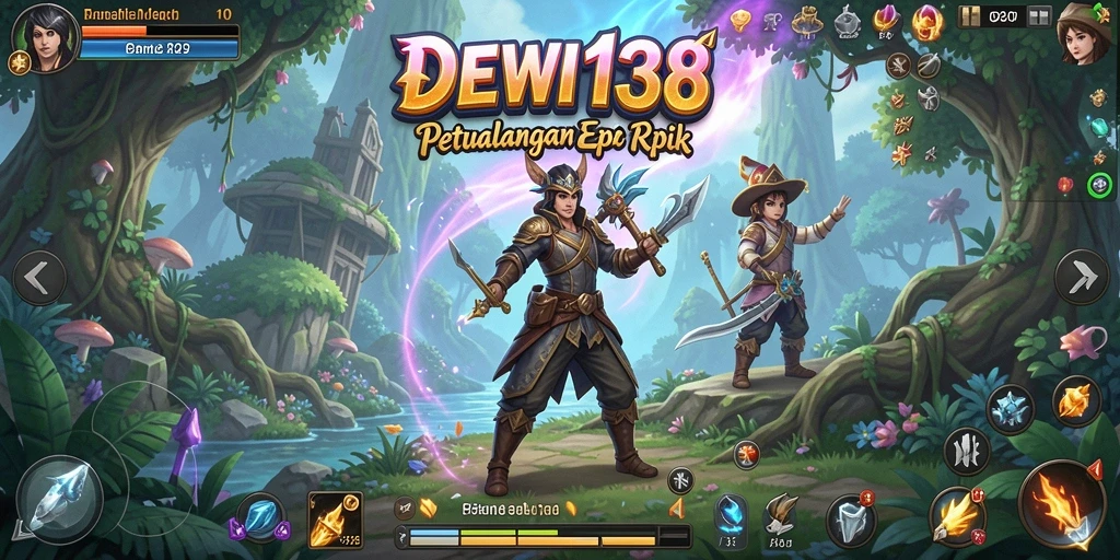 Tampilan menakjubkan dari gameplay epik DEWI138.