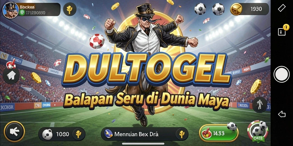 Gameplay DULTOGEL dengan visual menakjubkan dan balapan yang seru.