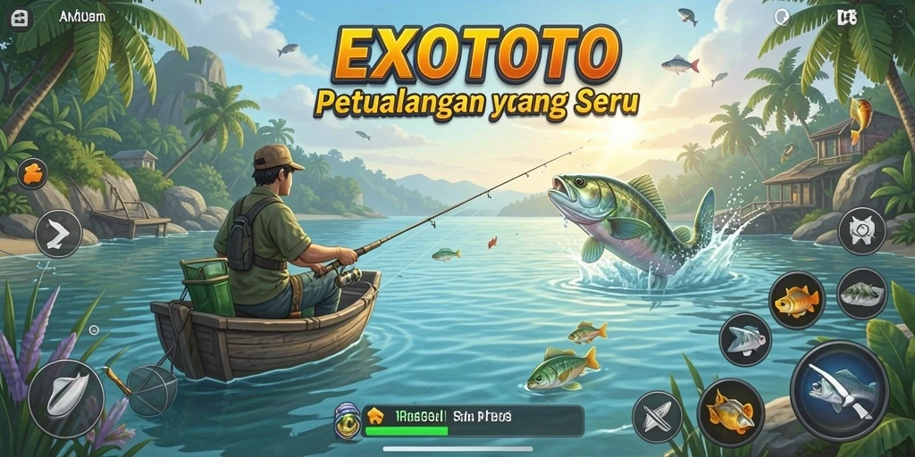 Tangkapan ikan besar dalam permainan EXOTOTO yang menantang.