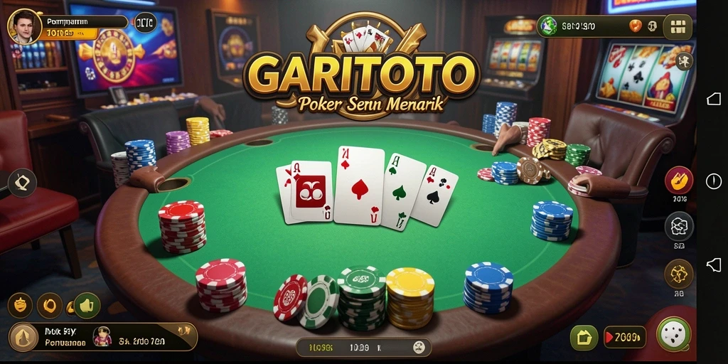 Screenshot GARITOTO yang menunjukkan aksi seru permainan Poker.