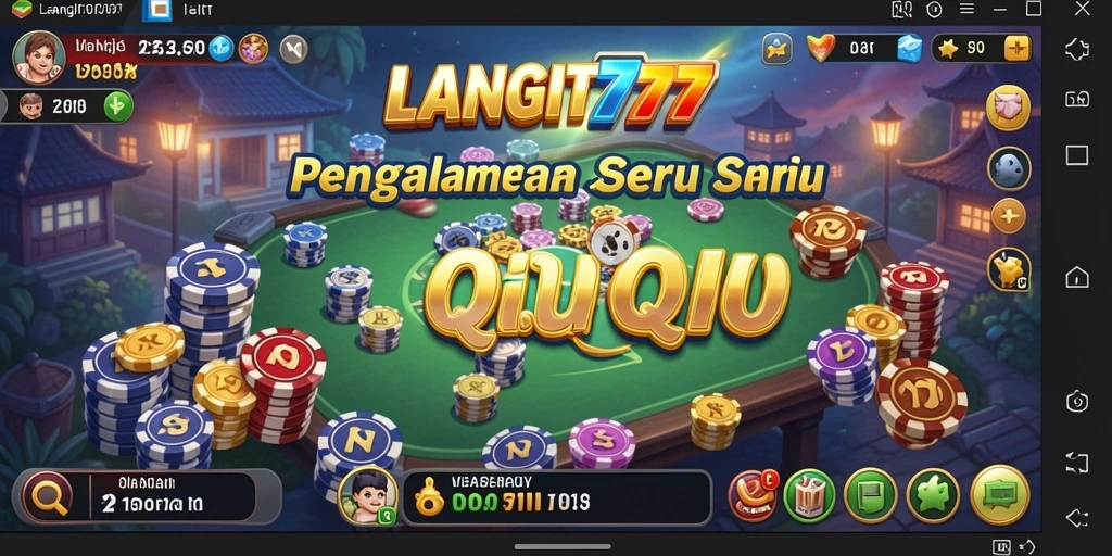 Gameplay QiuQiu yang seru dan menarik di LANGIT777.
