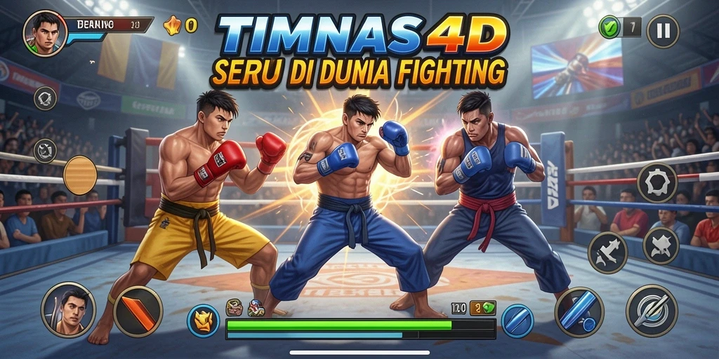 Gameplay seru dan adiktif di TIMNAS4D dengan pertarungan mendebarkan.