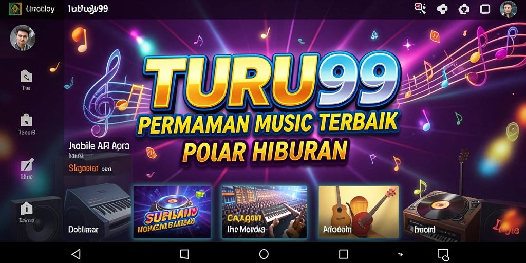 Tampilan gameplay TURU99 dengan beragam pilihan lagu menarik.