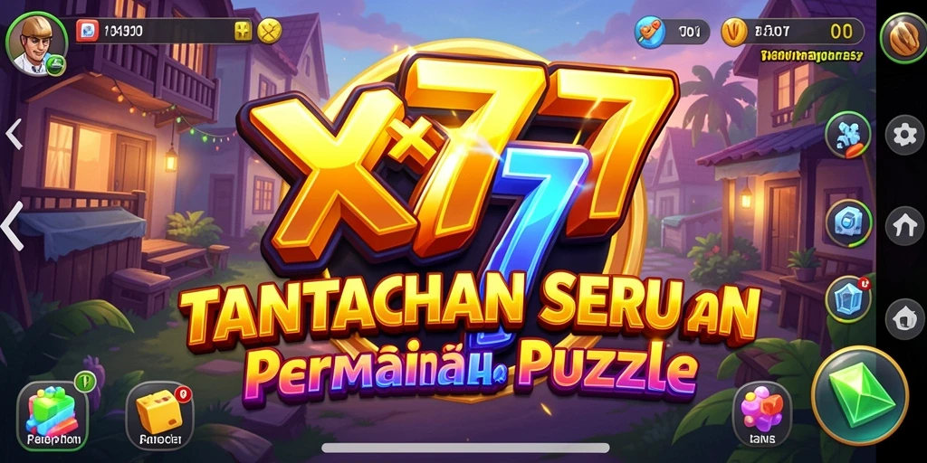 Gameplay seru XXX777 yang penuh tantangan puzzle.